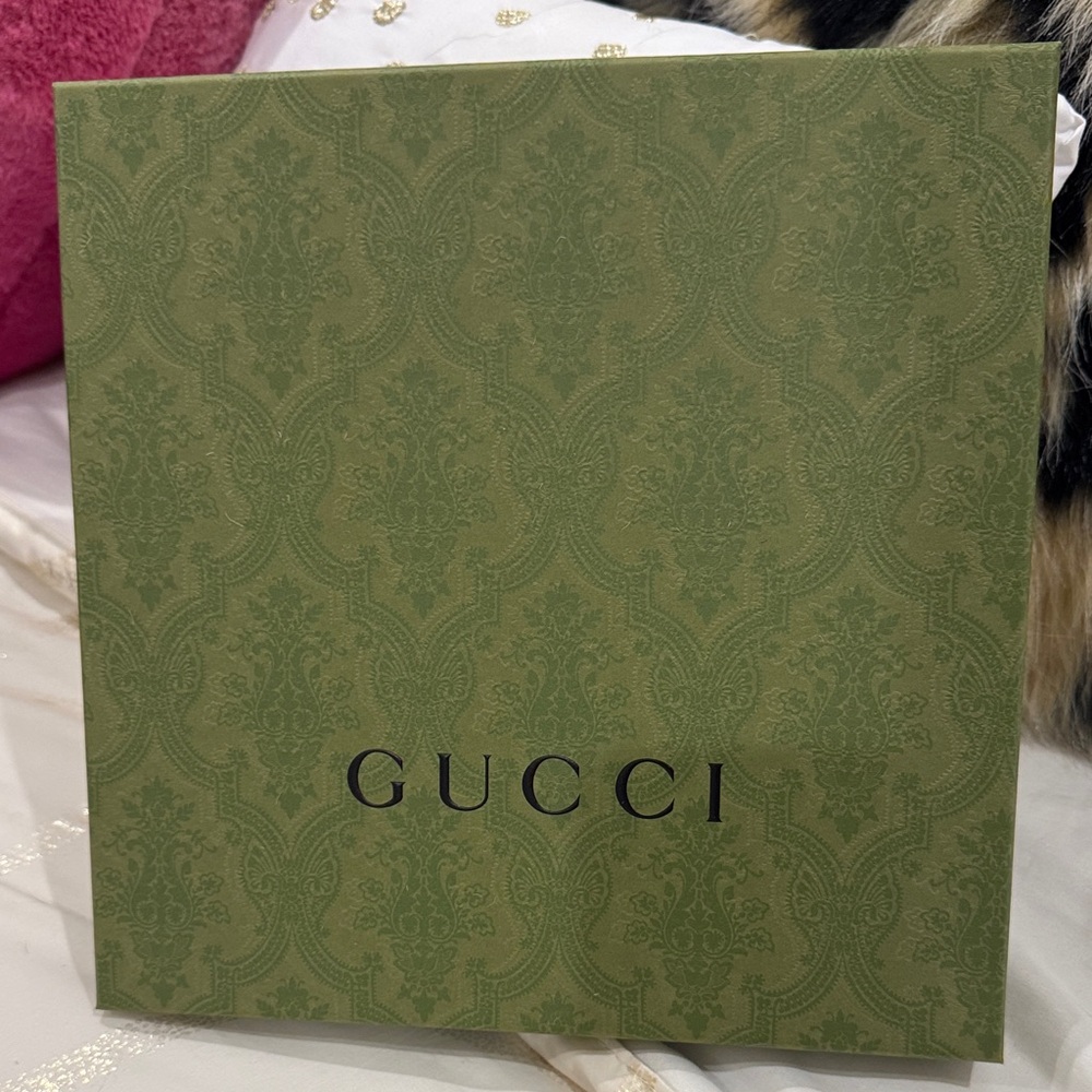 Gucci Olive Green Patterned Box